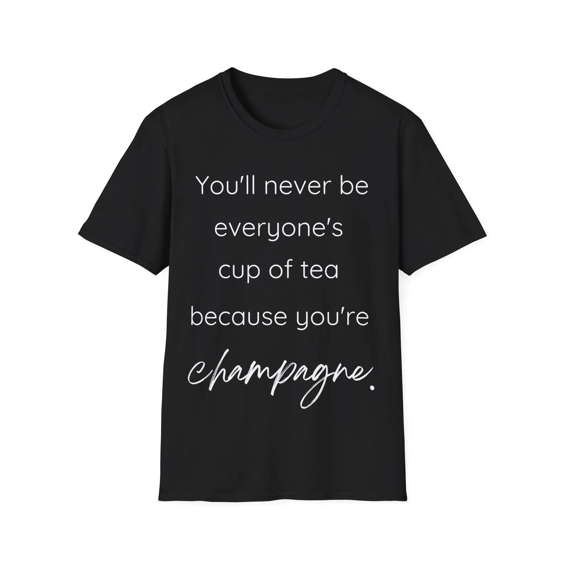 Too Bubbly for Basics | black | Unisex - Black / S - T-Shirt