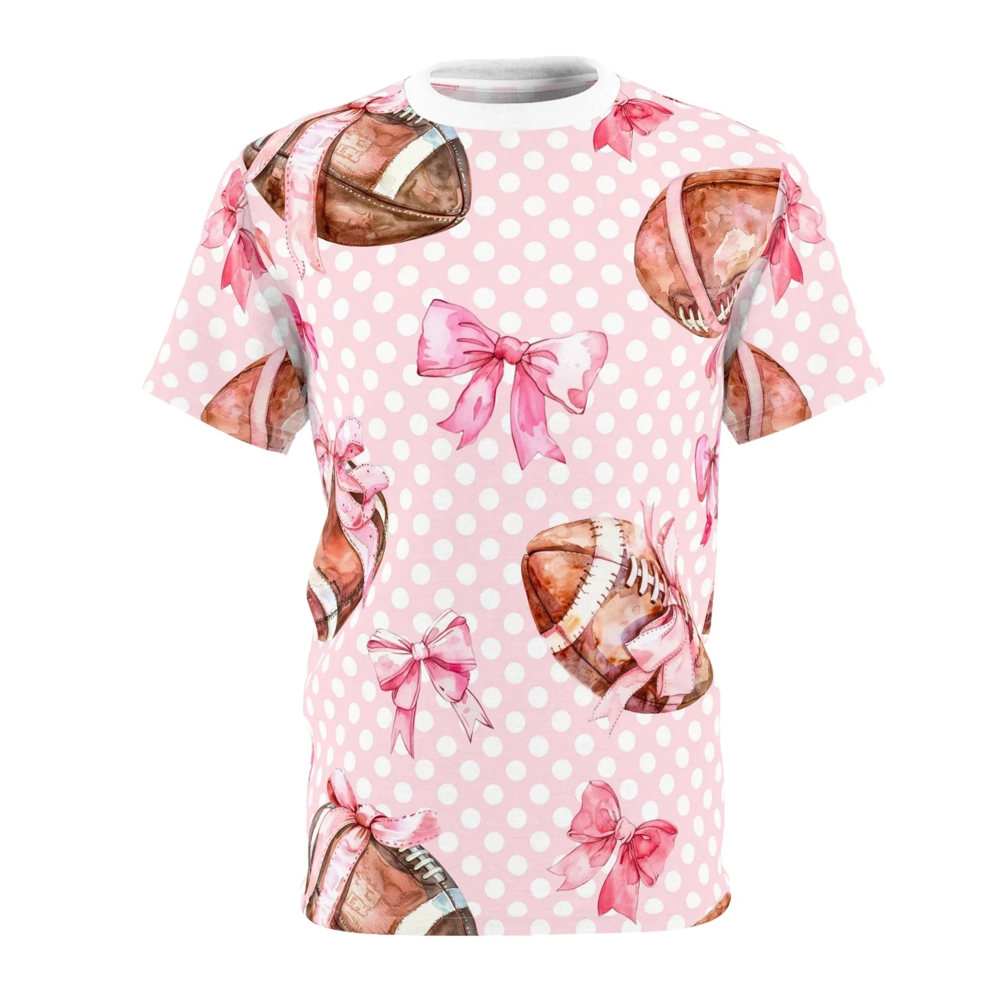 Touchdown All-Over-Print T-Shirt - White stitching / 4 oz. / S - All Over Prints