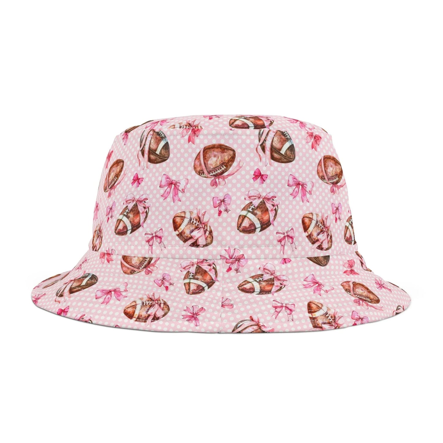 Touchdown Custom Bucket Hat - Small / White stitching - Hats
