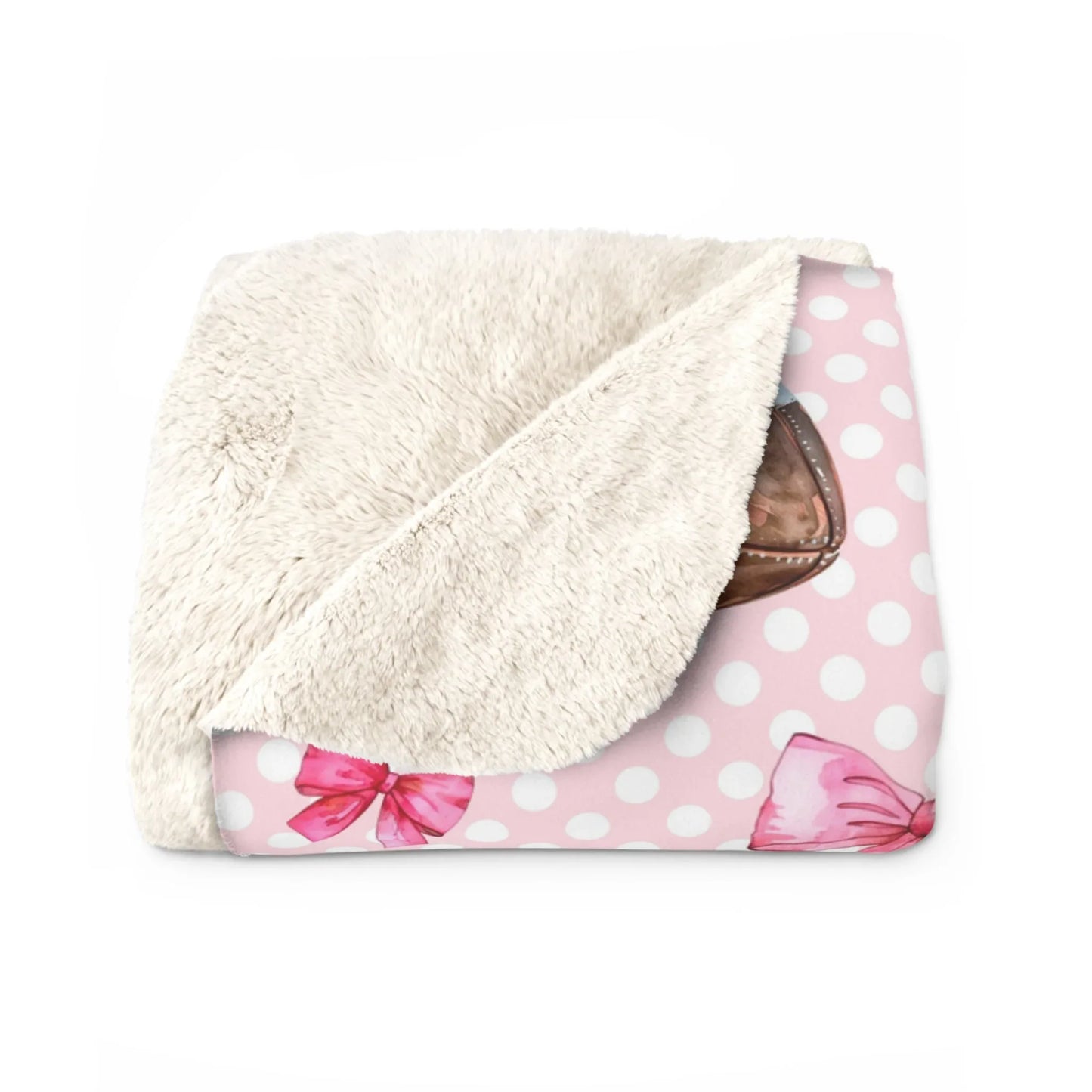Touchdown Sherpa Fleece Blanket - 50’’ × 60’’ - Home Decor