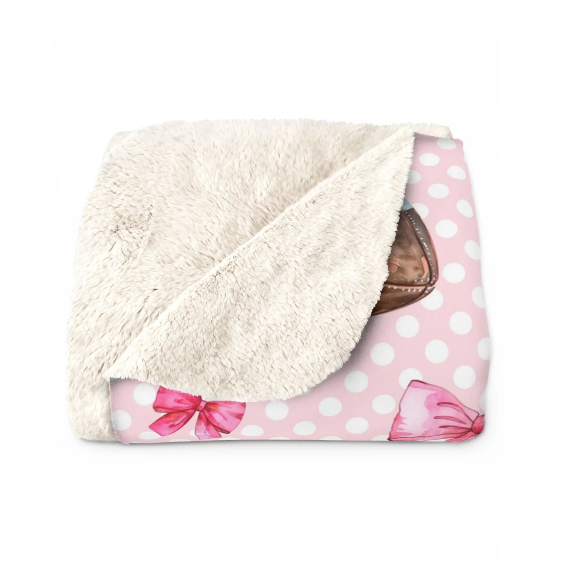 Touchdown Sherpa Fleece Blanket - 50’’ × 60’’ - Home Decor