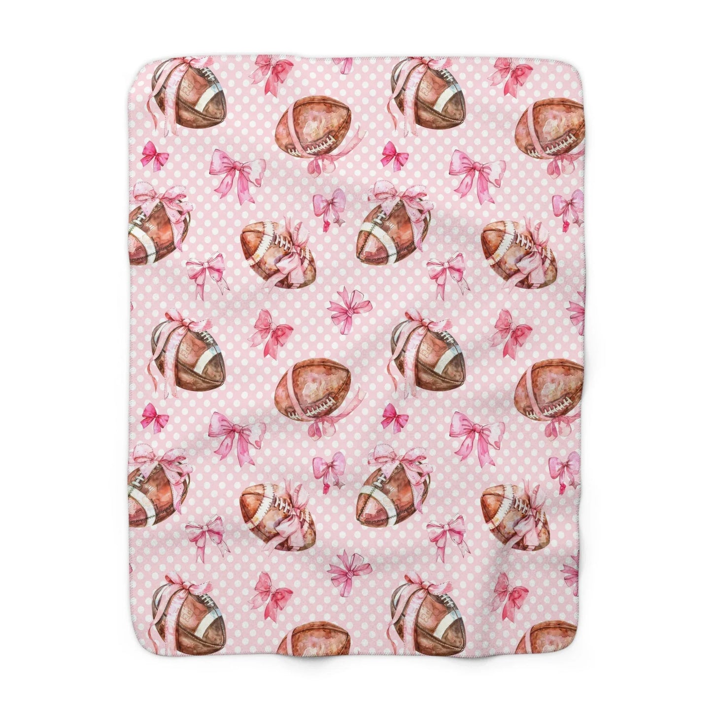 Touchdown Sherpa Fleece Blanket - 50’’ × 60’’ - Home Decor