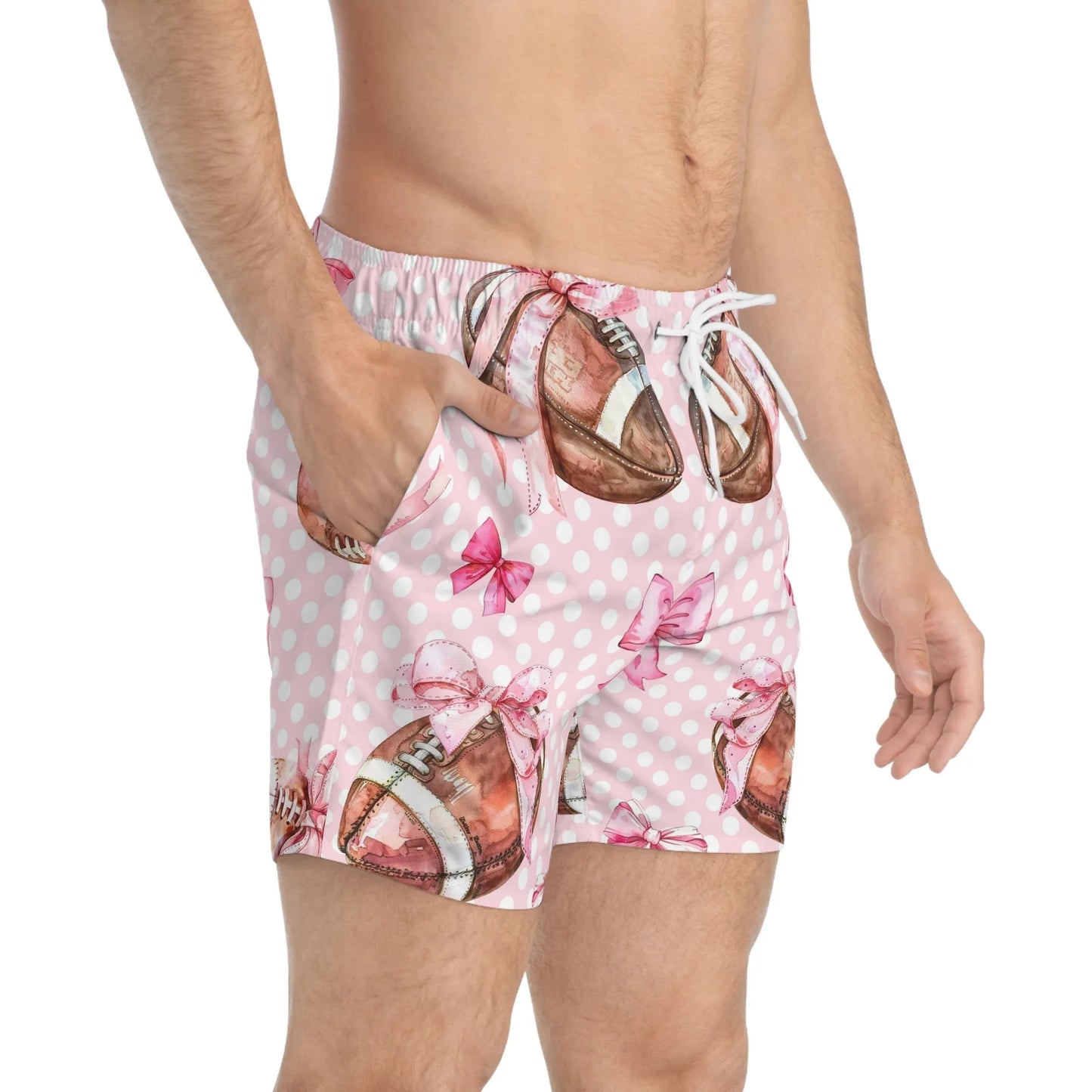 Touchdown Swim Trunks - All Over Prints