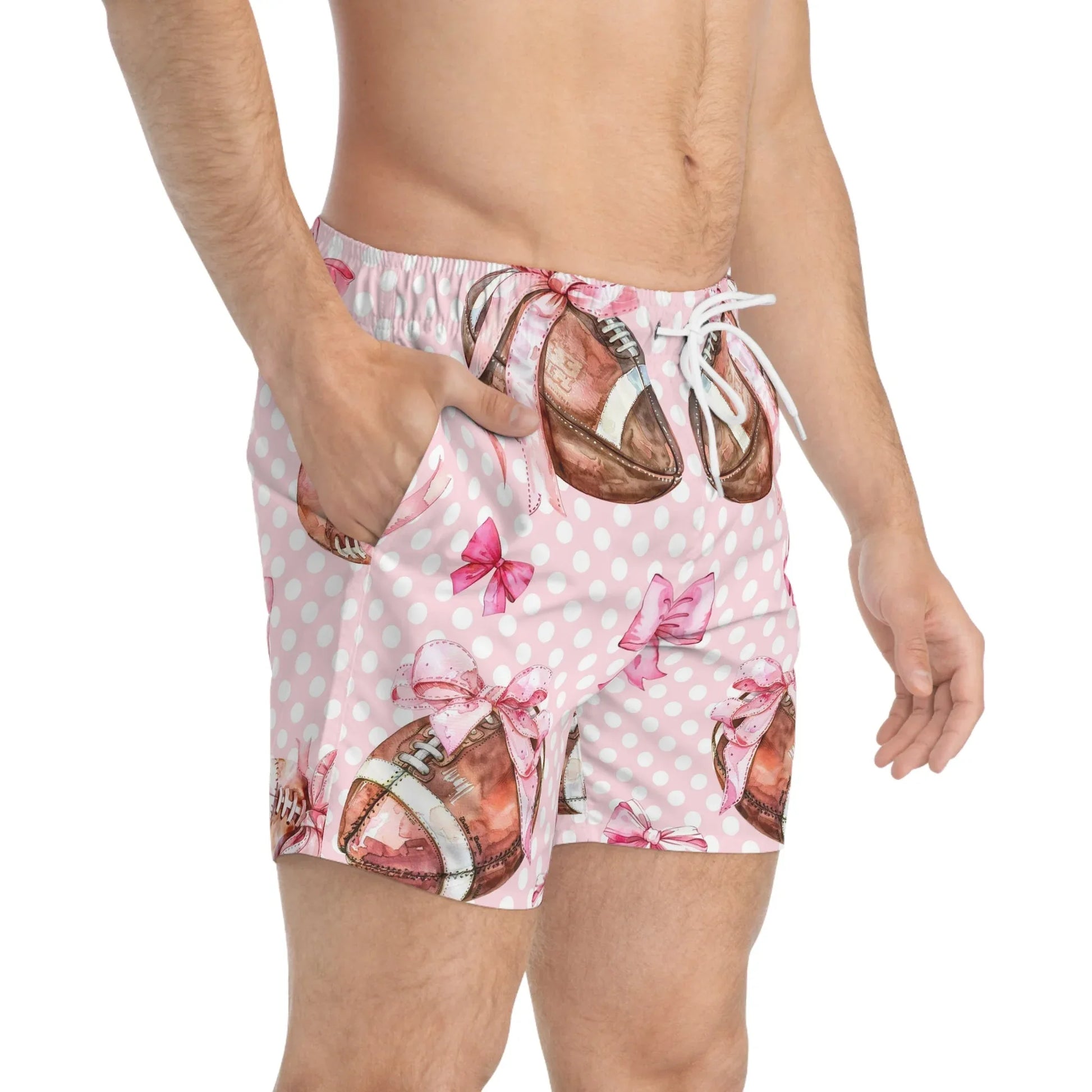 Touchdown Swim Trunks - All Over Prints