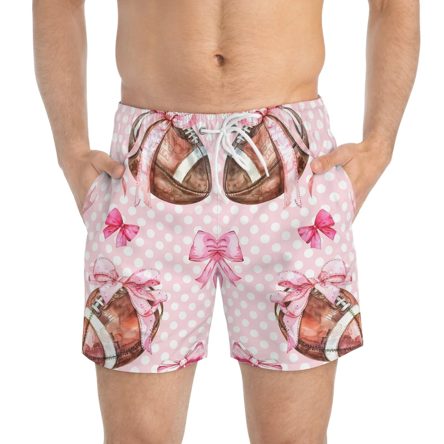 Touchdown Swim Trunks - All Over Prints