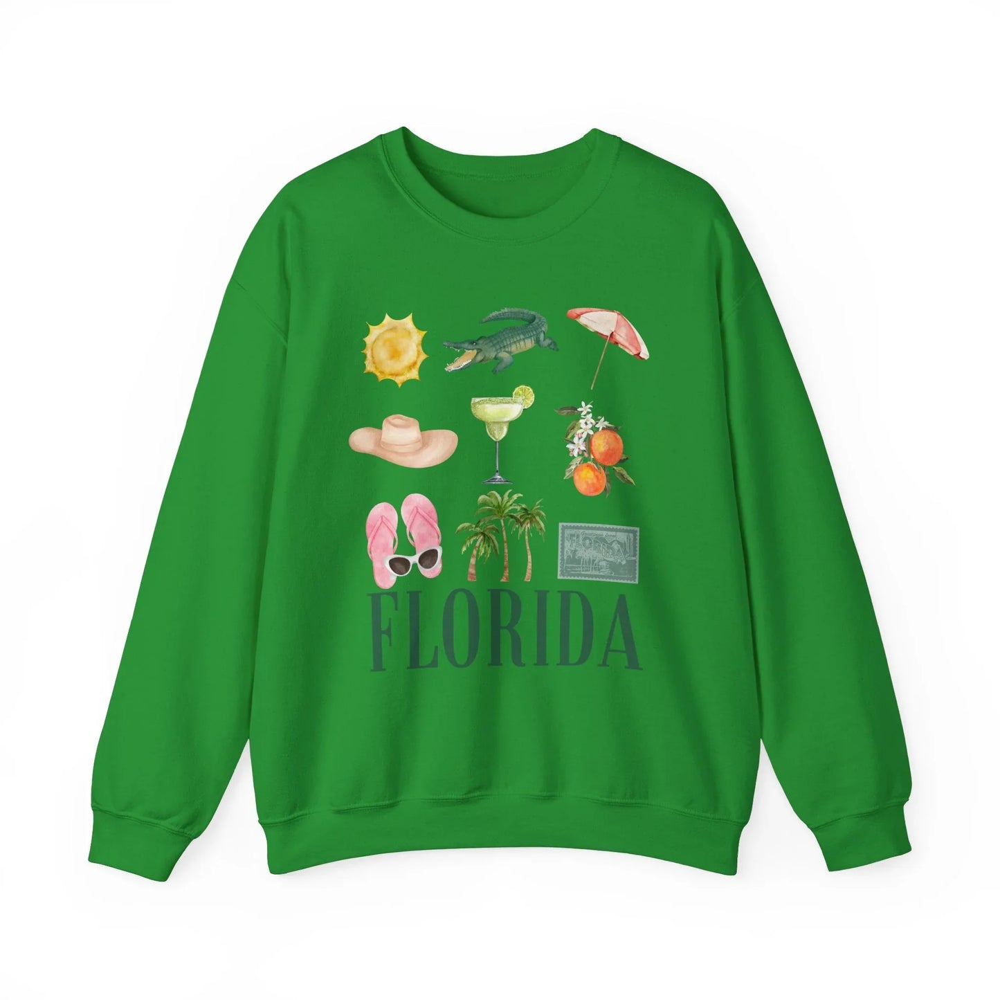 Tropical Breeze Sweatshirt | Unisex - Irish Green / S