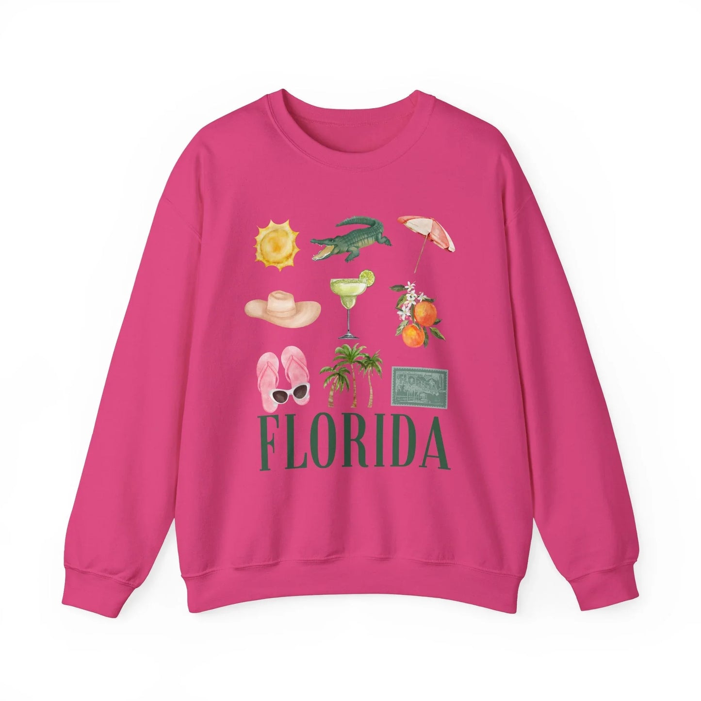 Tropical Breeze Sweatshirt | Unisex - Heliconia / S