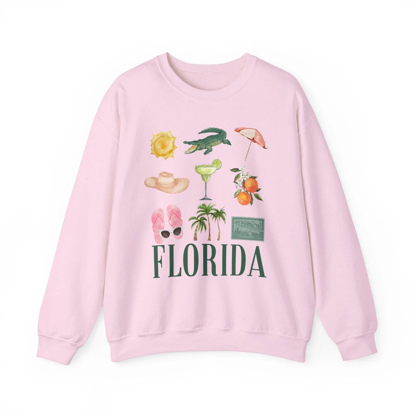 Tropical Breeze Sweatshirt | Unisex - Light Pink / S
