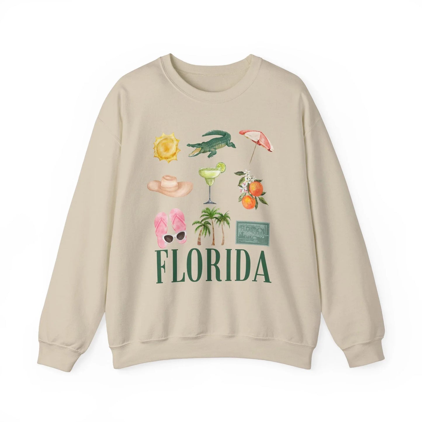 Tropical Breeze Sweatshirt | Unisex - Sand / S