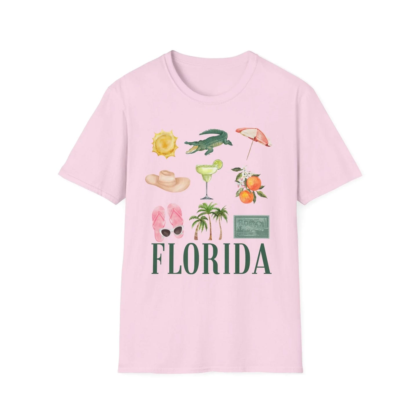 Tropical Breeze T-Shirt | Unisex - S / Light Pink