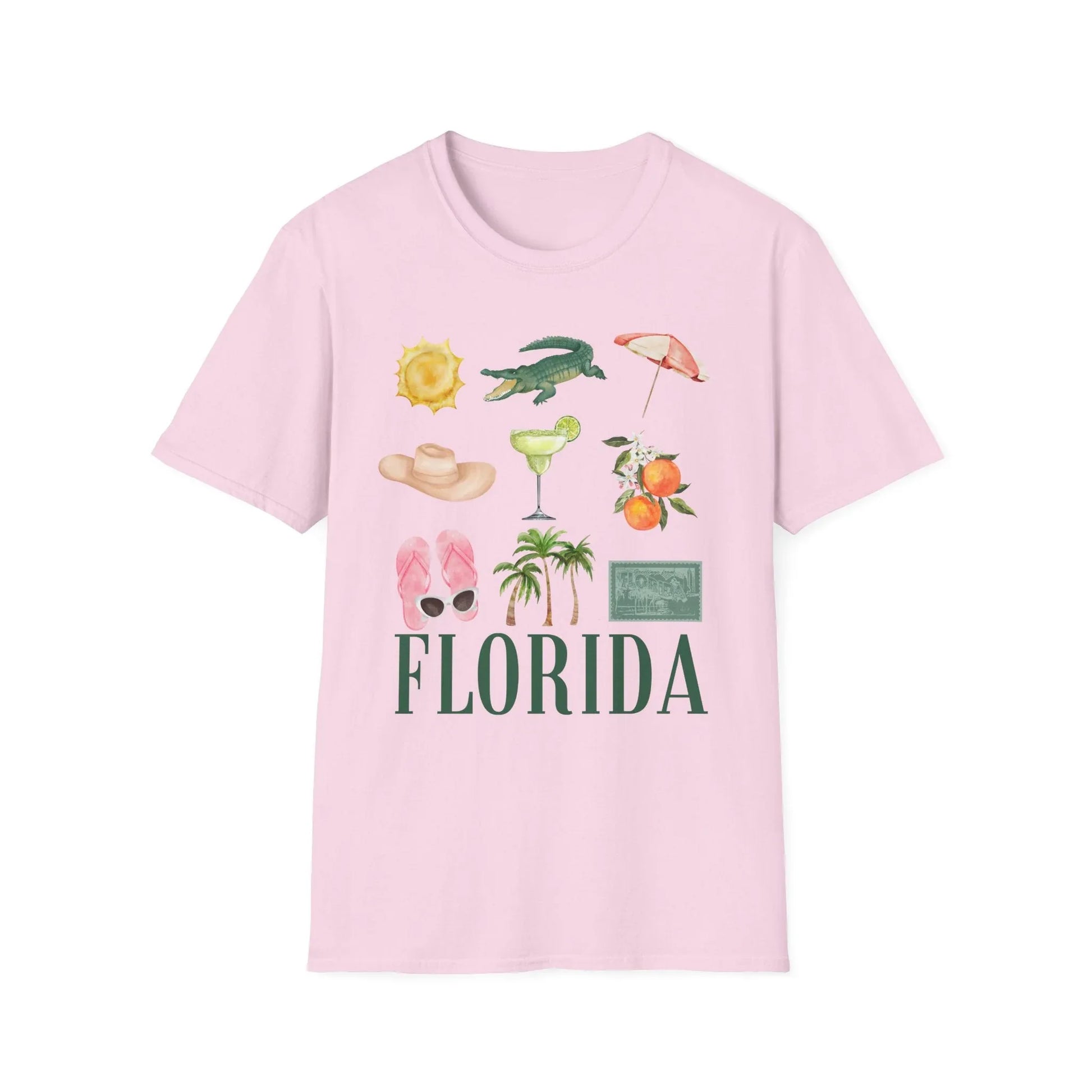 Tropical Breeze T-Shirt | Unisex - S / Light Pink