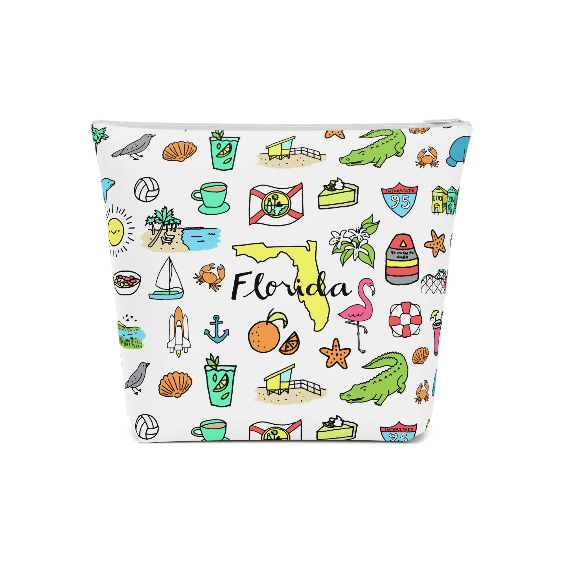 Tropicool Florida Cosmetic Bag - 7.1’’ × 5.9’’ - Bags