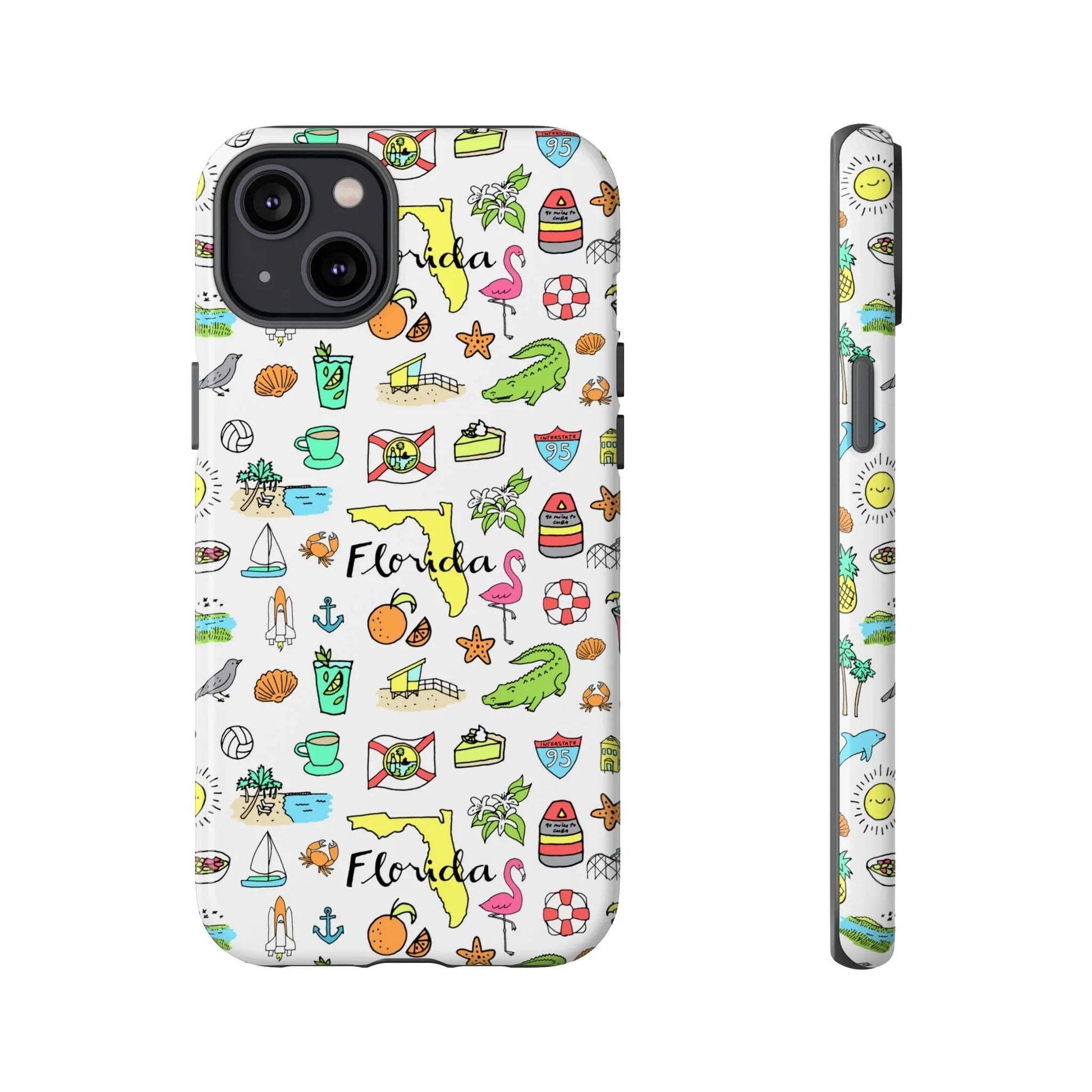 Tropicool Florida iPhone Case - 14 Plus / Glossy - Phone