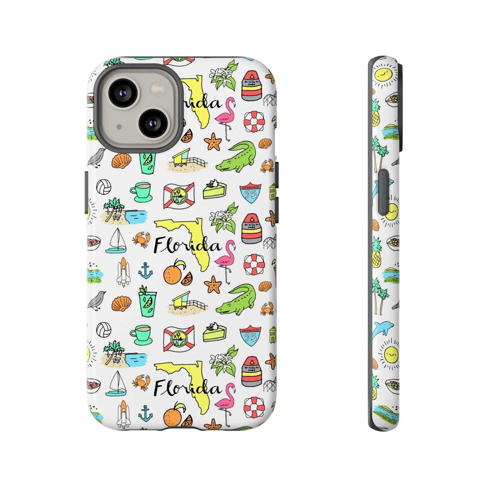 Tropicool Florida iPhone Case - 14 / Glossy - Phone