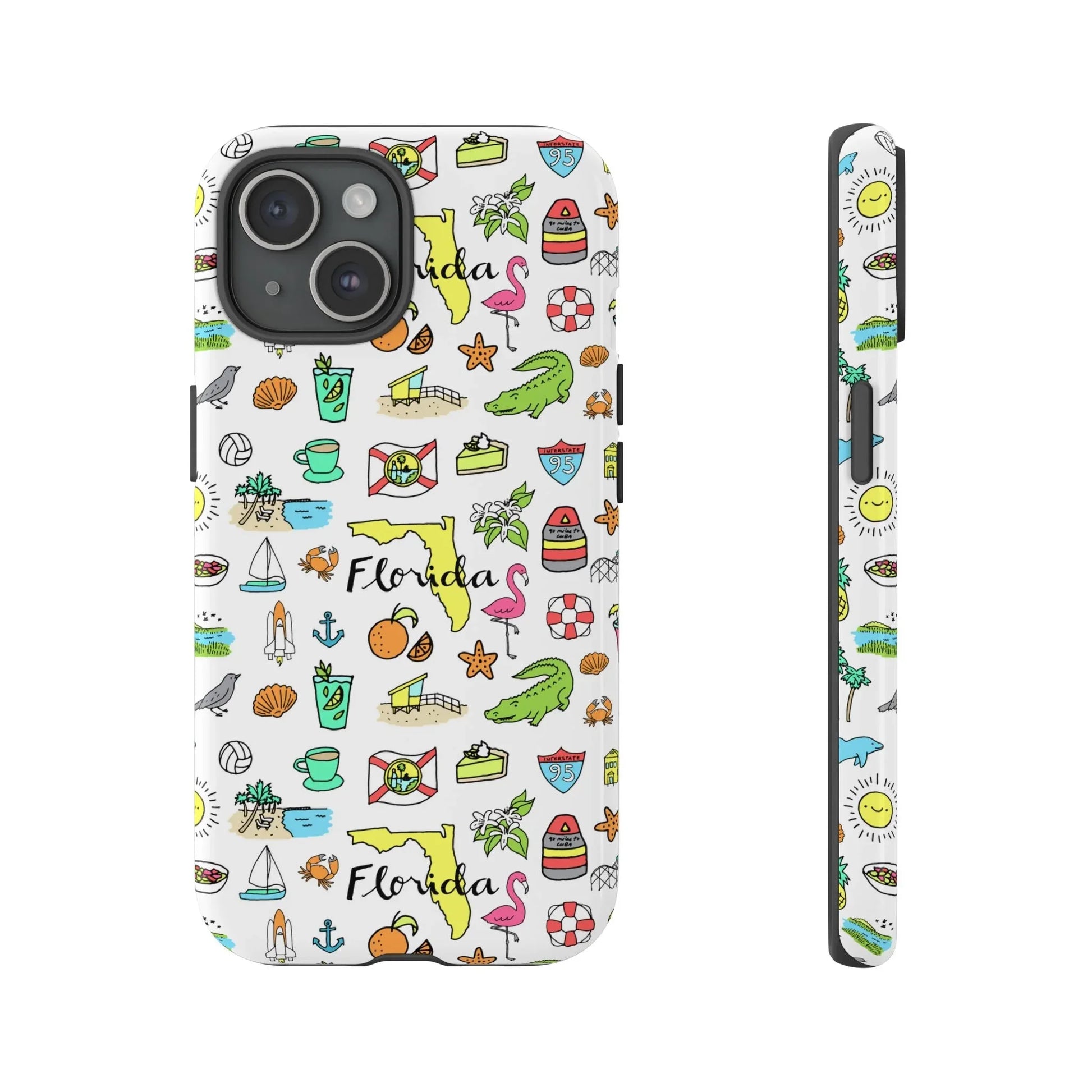 Tropicool Florida iPhone Case - 15 / Glossy - Phone