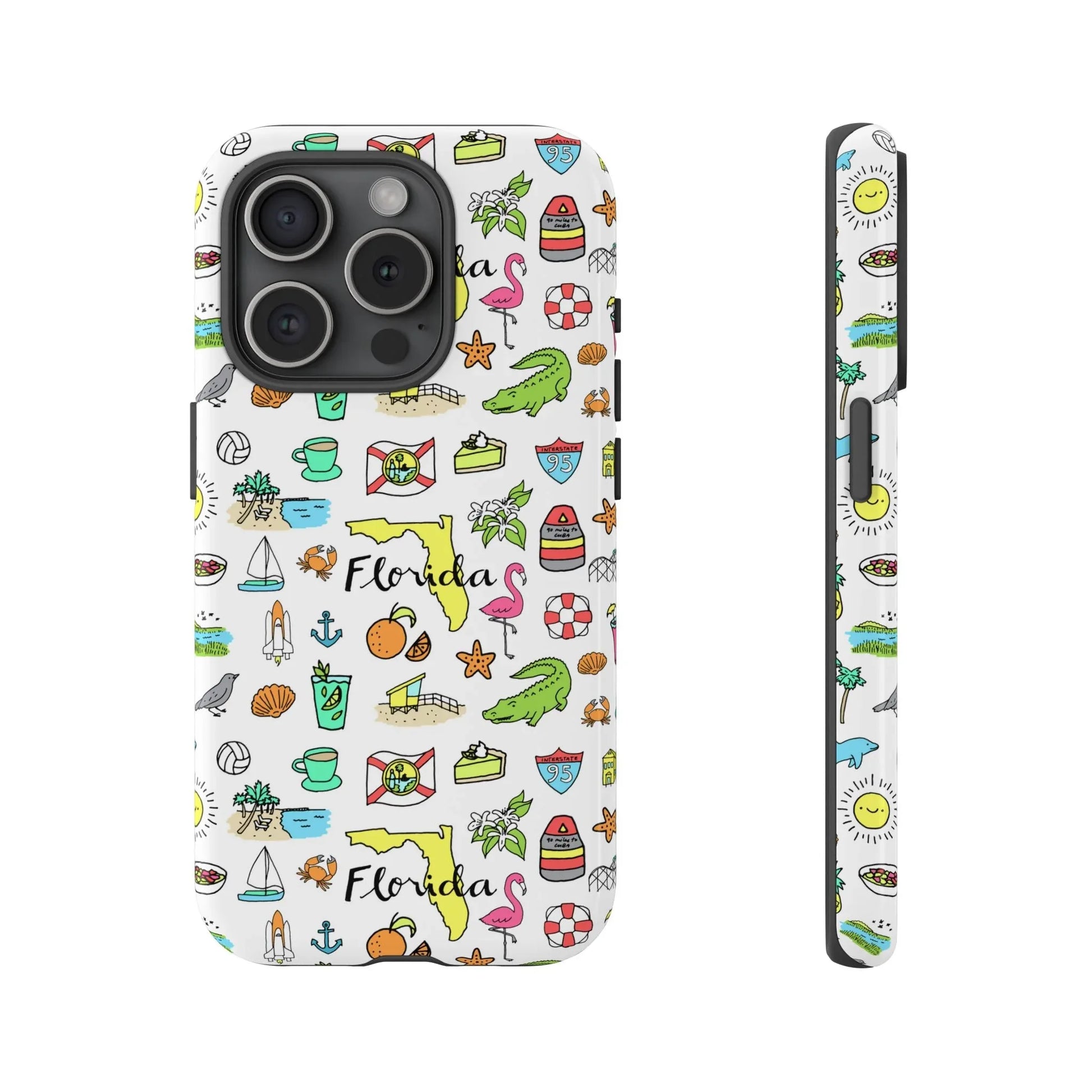 Tropicool Florida iPhone Case - 15 Pro / Glossy - Phone