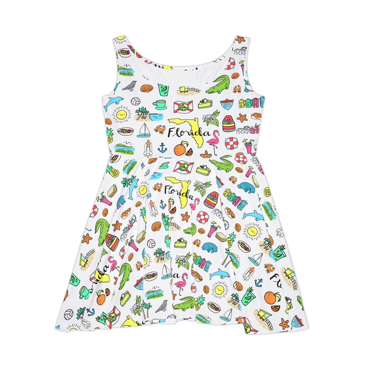 Tropicool Florida Skater Dress - XS - All Over Prints
