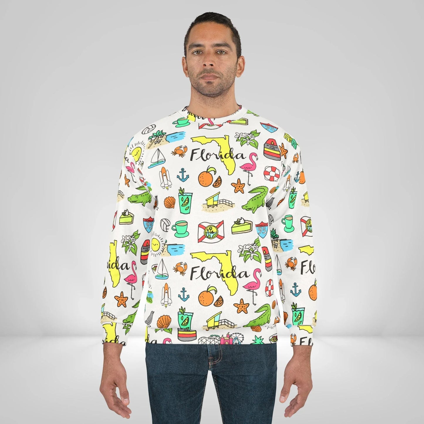 Tropicool Florida Sweatshirt - All Over Prints