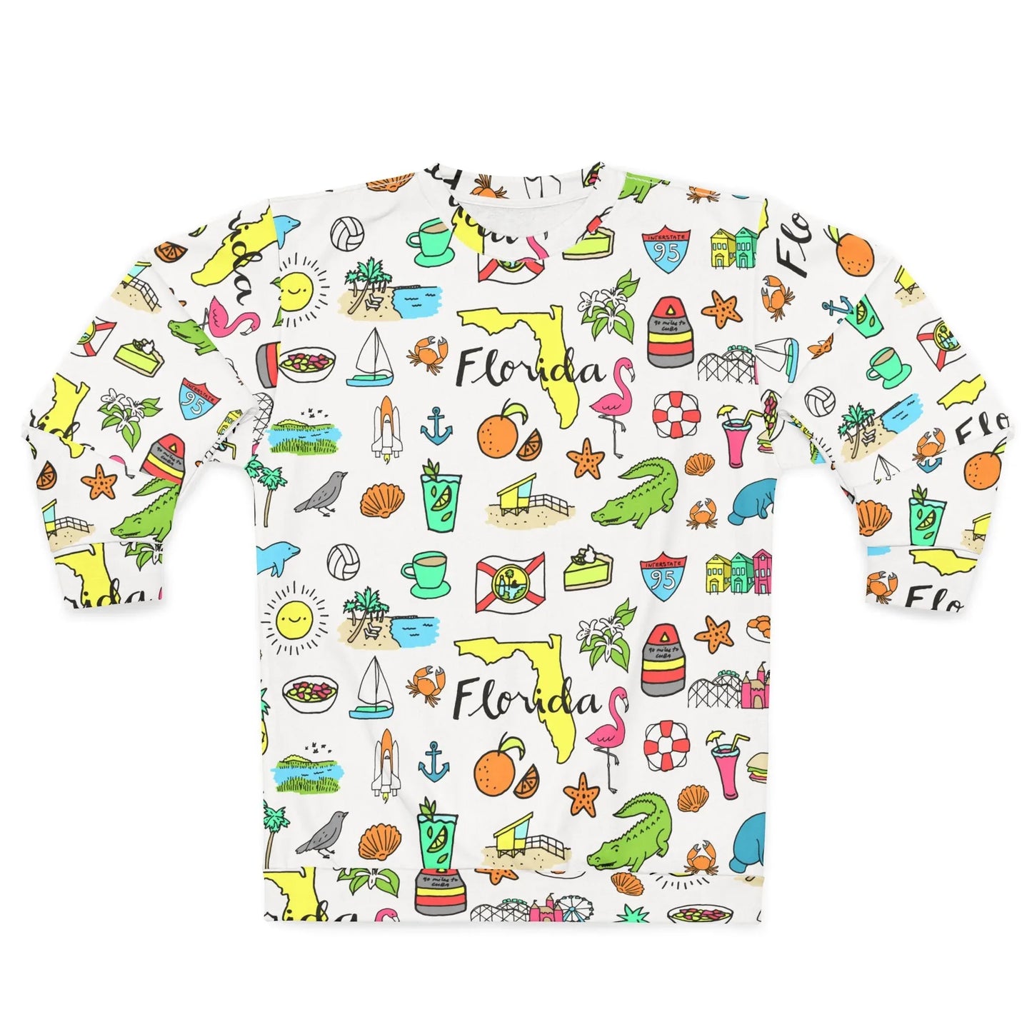 Tropicool Florida Sweatshirt - XS - All Over Prints