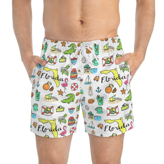 Tropicool Florida Swim Trunks - All Over Prints