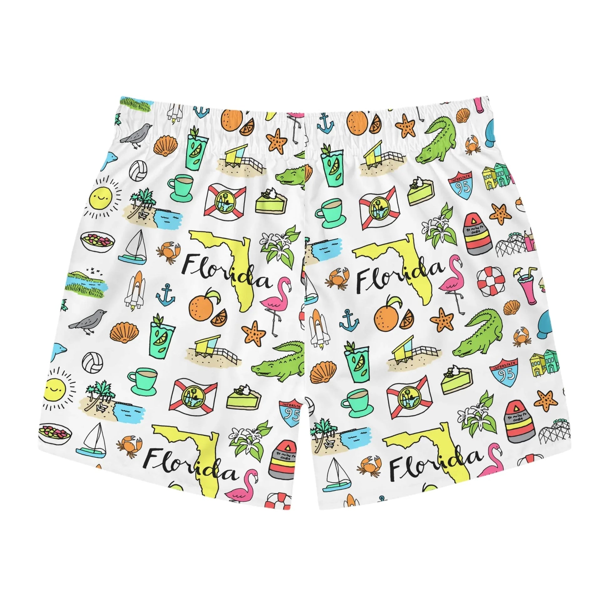 Tropicool Florida Swim Trunks - All Over Prints