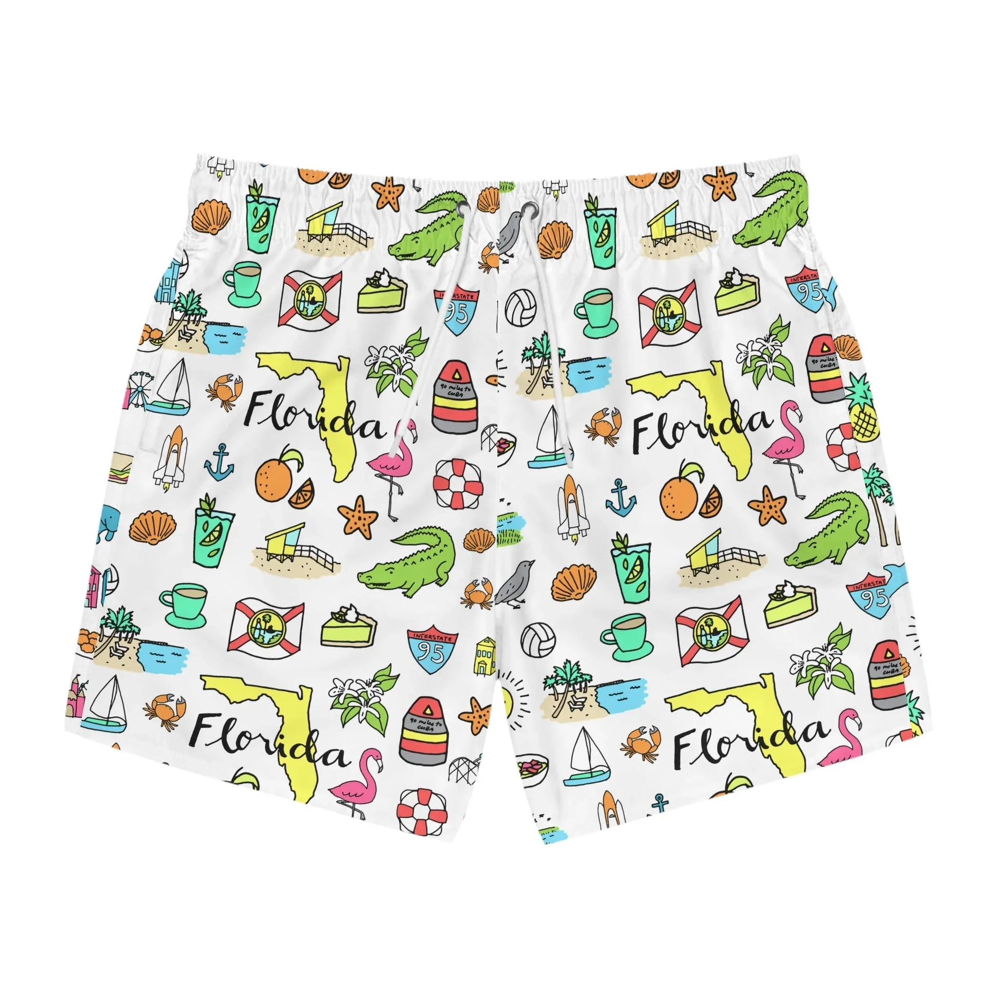 Tropicool Florida Swim Trunks - XS / Seam thread color automatically matched to design - All Over Prints