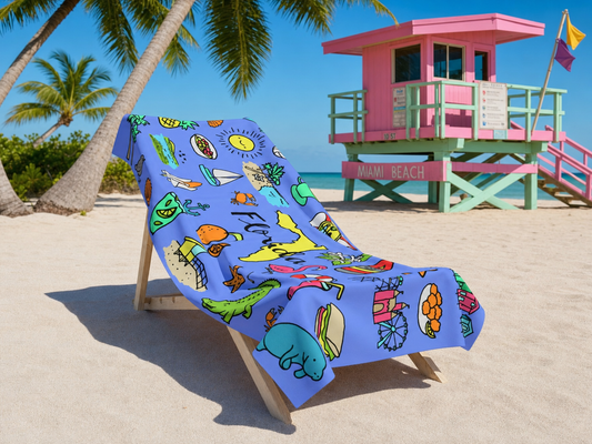 Tropicool Florida Towel – RELLE Fashion & Lifestyle – Product Image