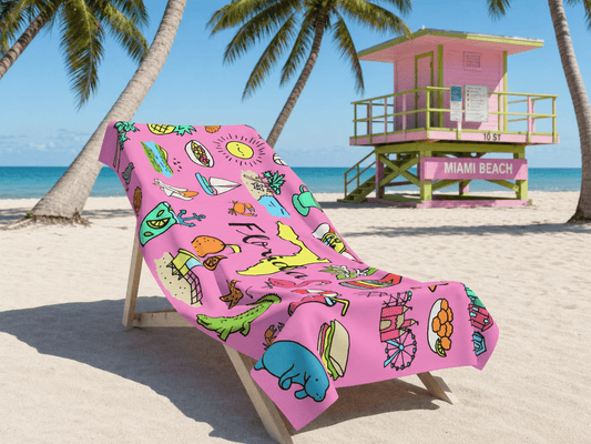 Tropicool Florida Towel – RELLE Fashion & Lifestyle – Product Image