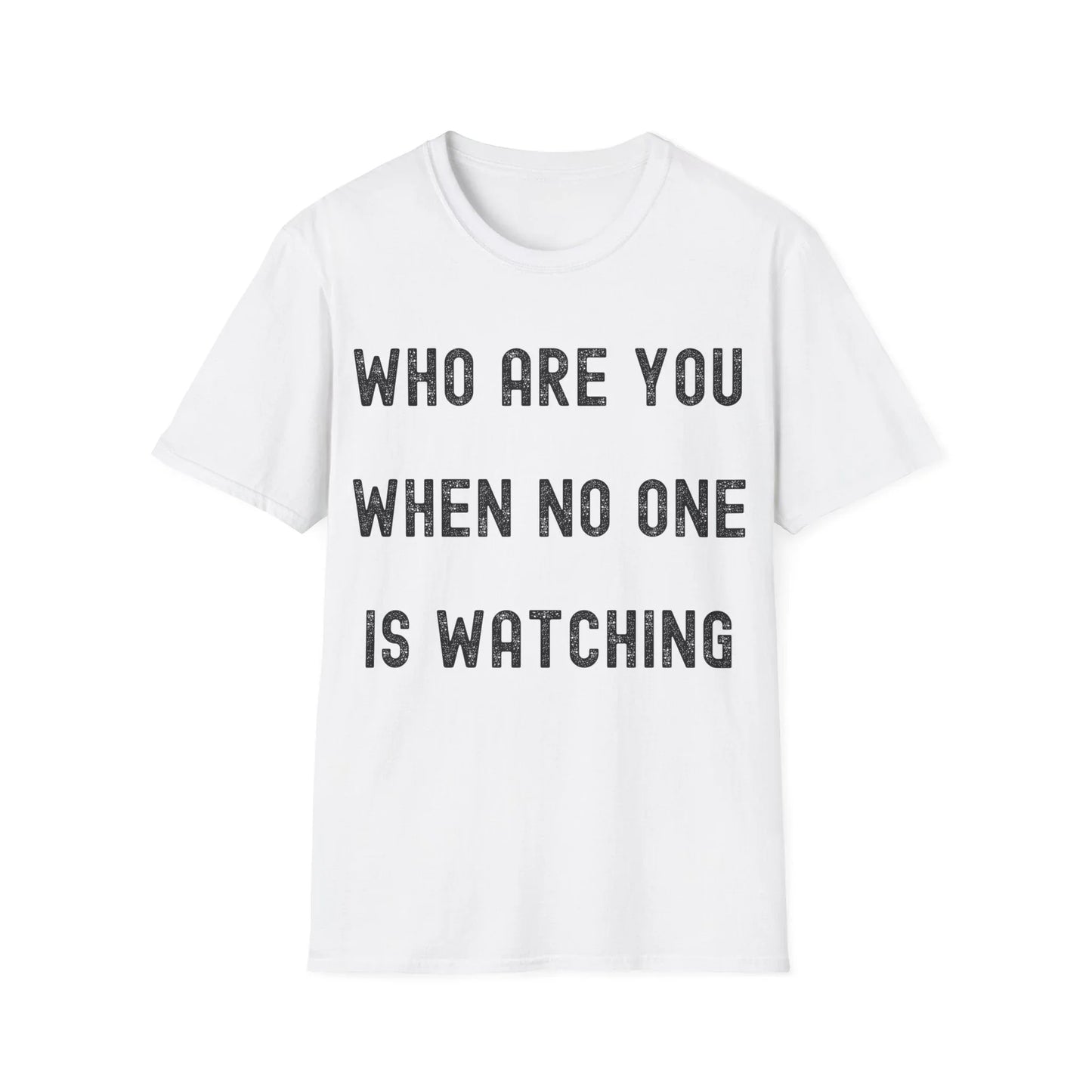 True Self No Audience | white | Unisex - White / S - T-Shirt