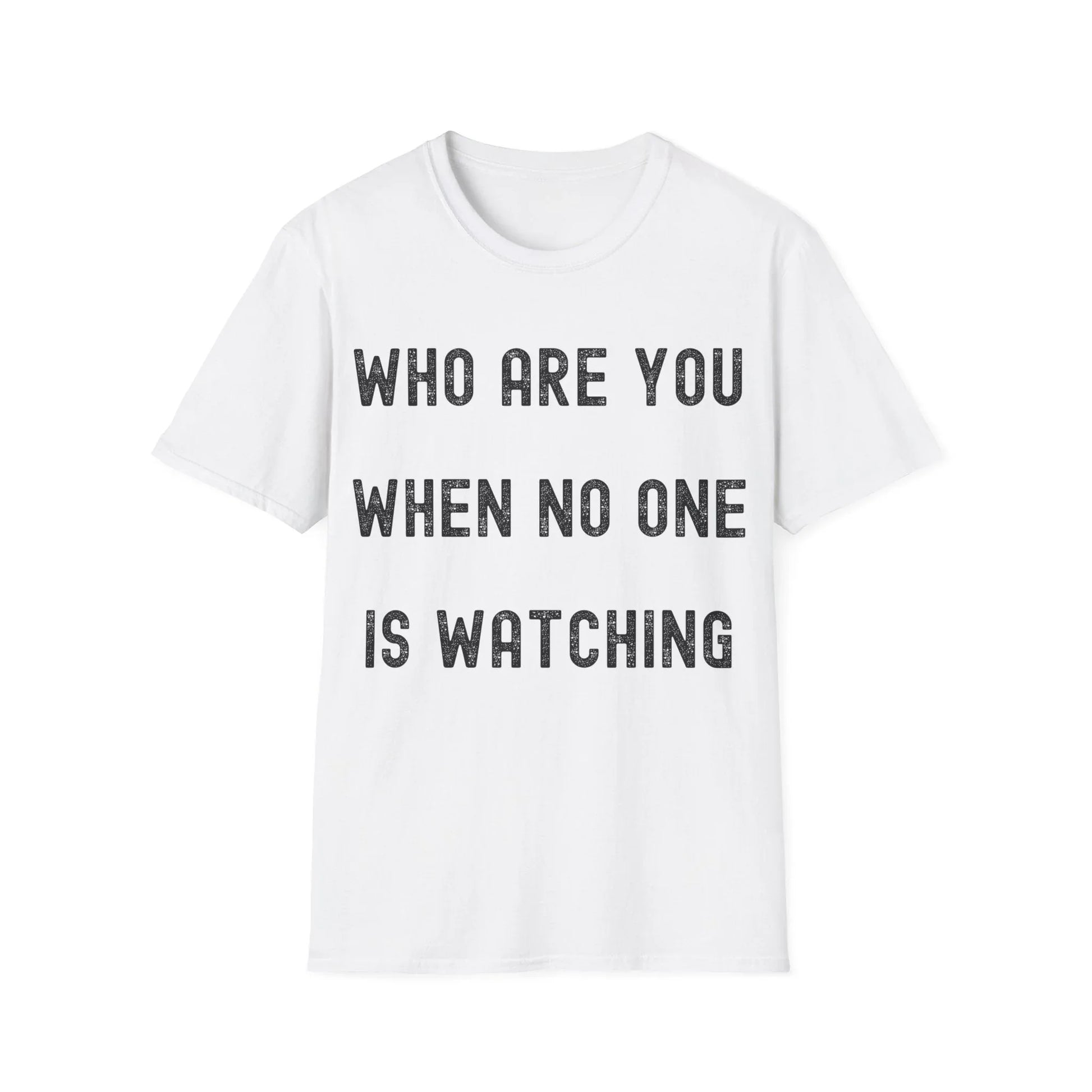 True Self No Audience | white | Unisex - White / S - T-Shirt