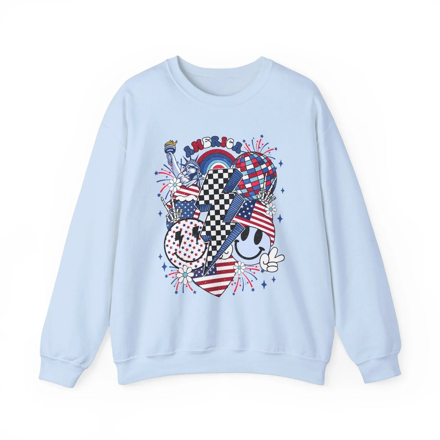 United Spirit Sweatshirt | Unisex - Light Blue / S