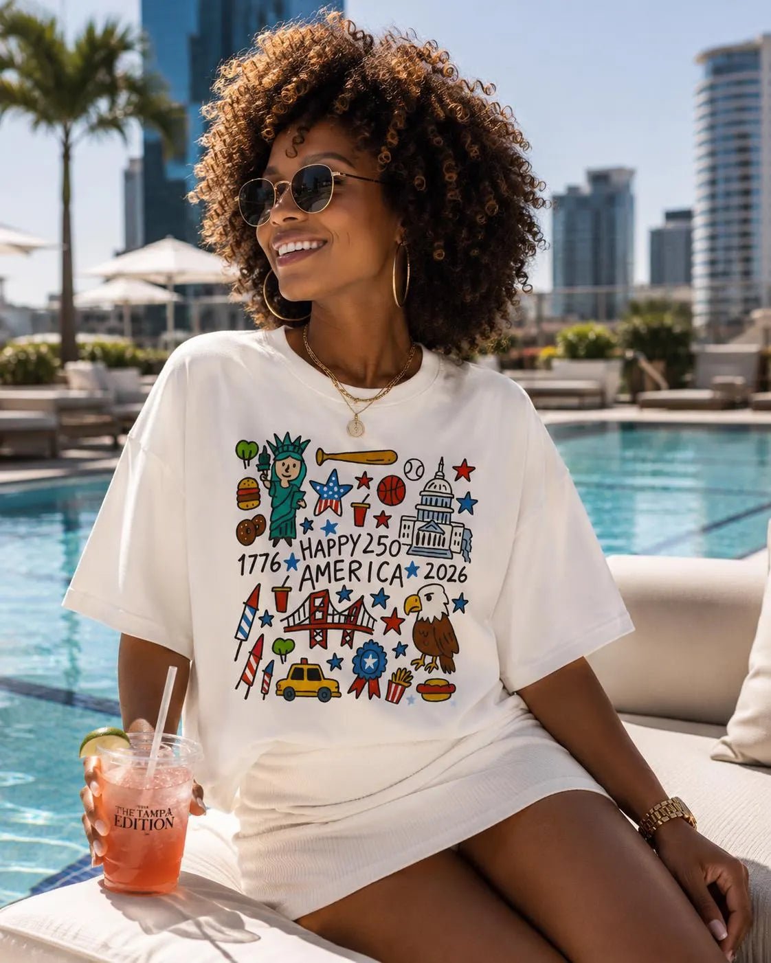 USA 250th Anniversary 2026 T-Shirt – RELLE Fashion & Lifestyle – Product Image