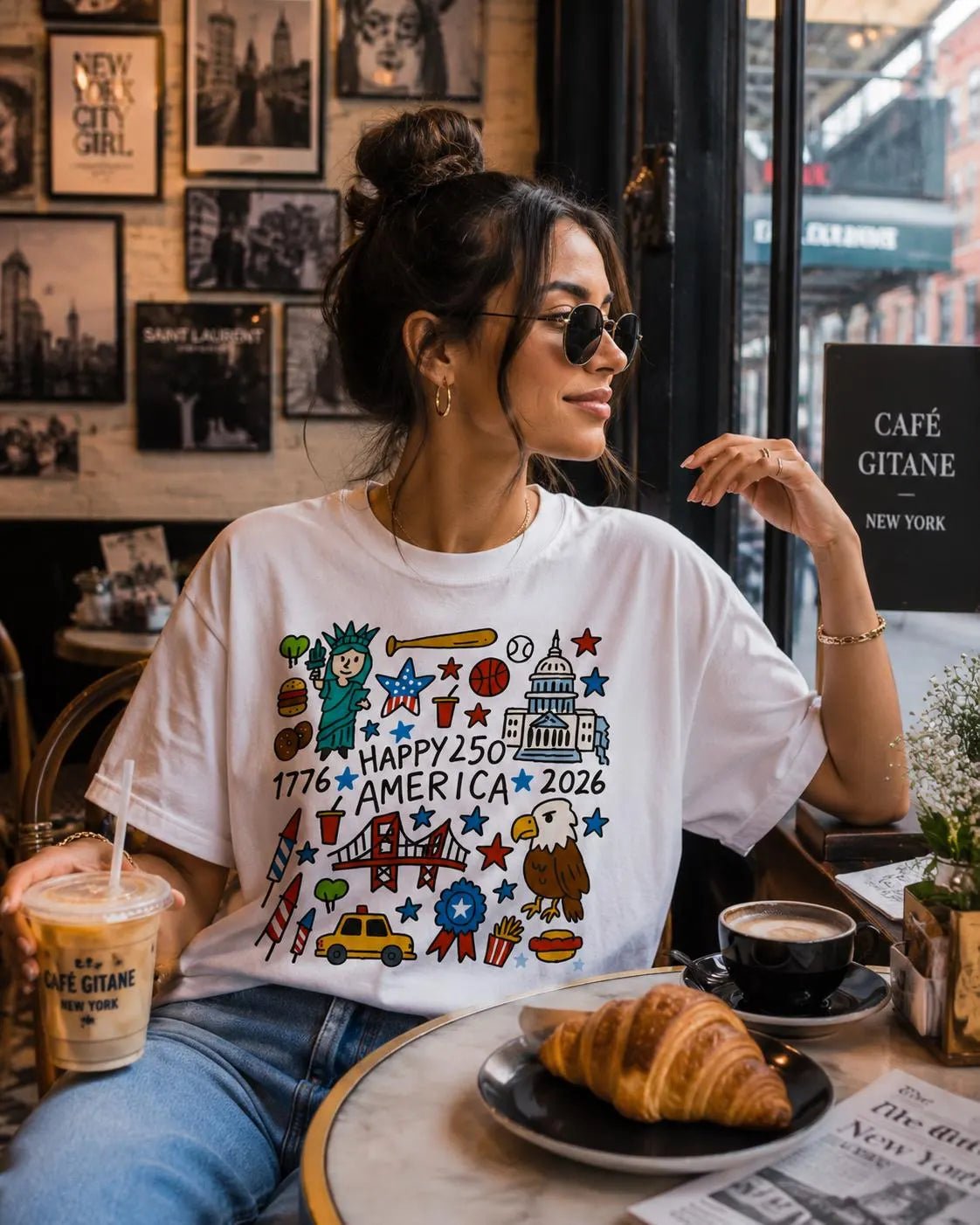USA 250th Anniversary 2026 T-Shirt – RELLE Fashion & Lifestyle – Product Image