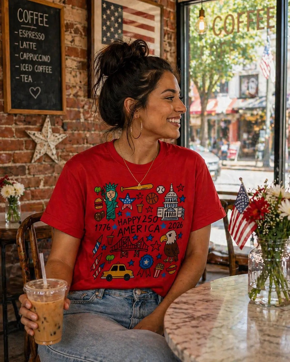 USA 250th Anniversary 2026 T-Shirt – RELLE Fashion & Lifestyle – Product Image