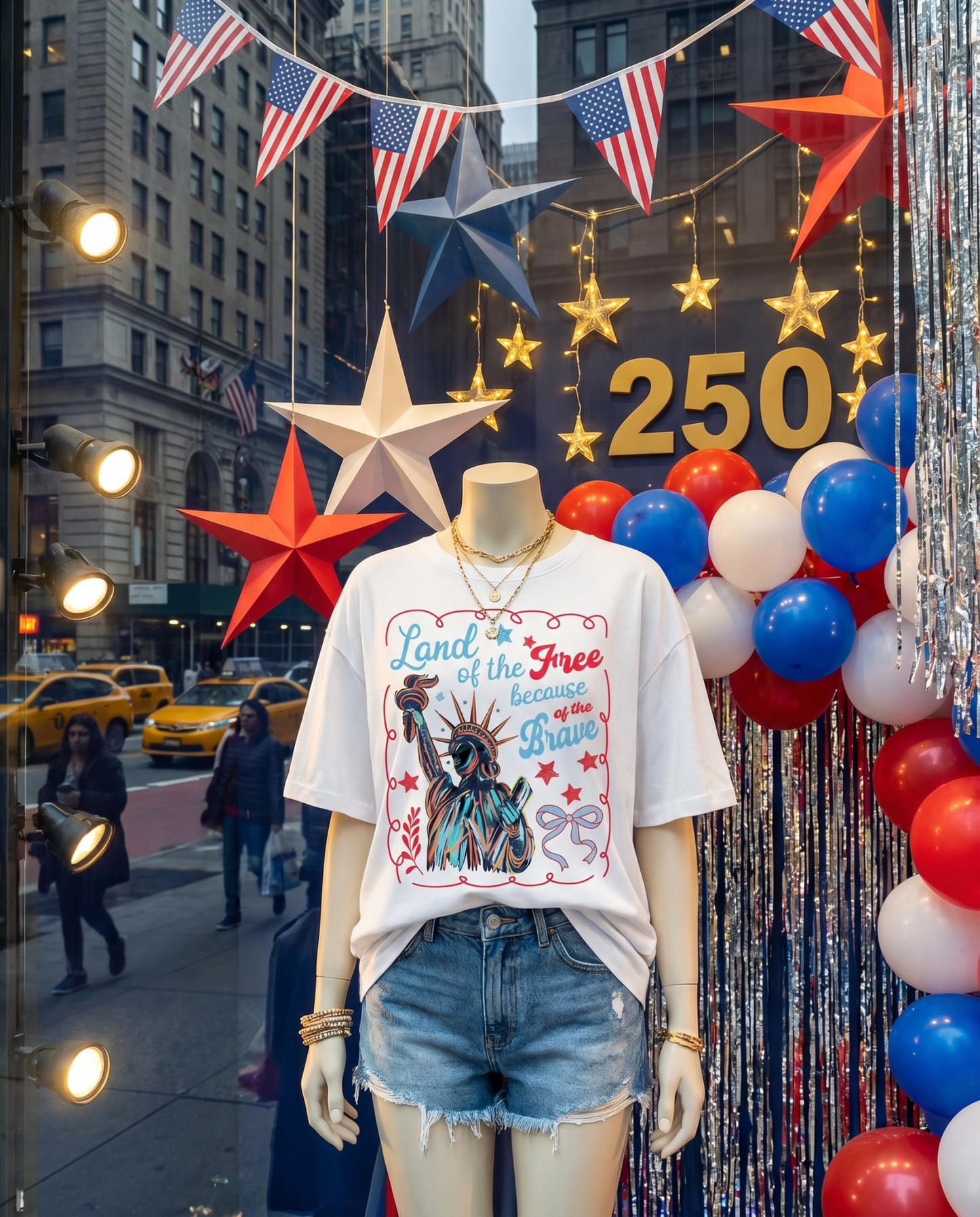 USA Patriotic T-Shirt – RELLE Fashion & Lifestyle – Product Image