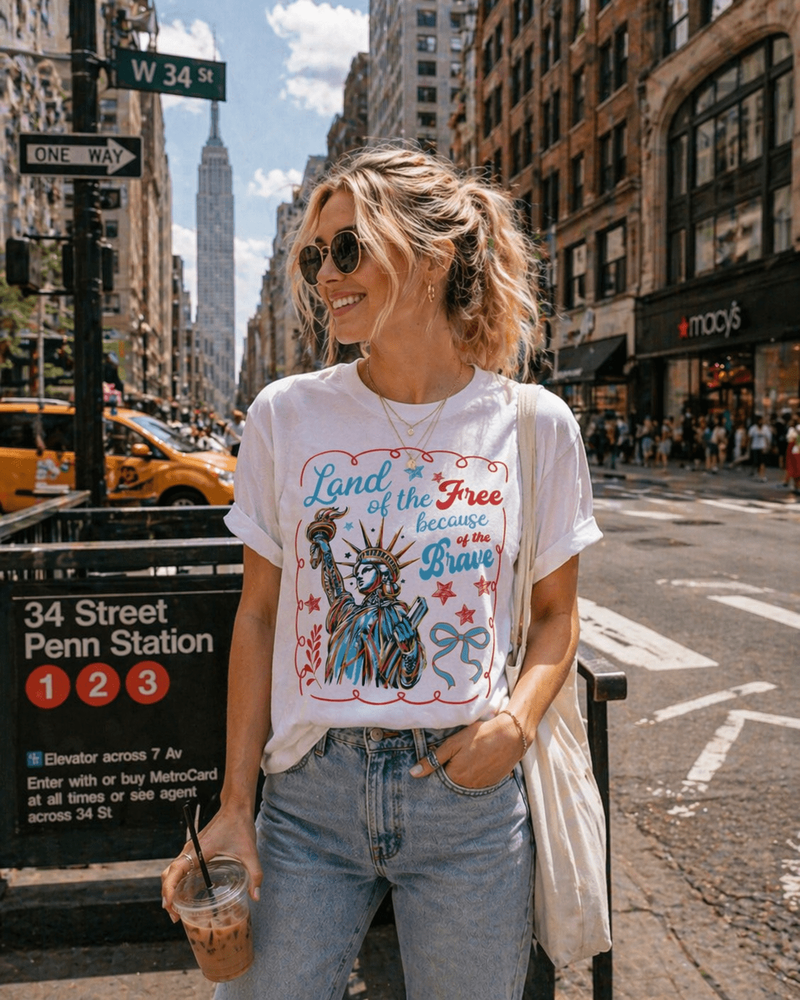 USA Patriotic T-Shirt – RELLE Fashion & Lifestyle – Product Image