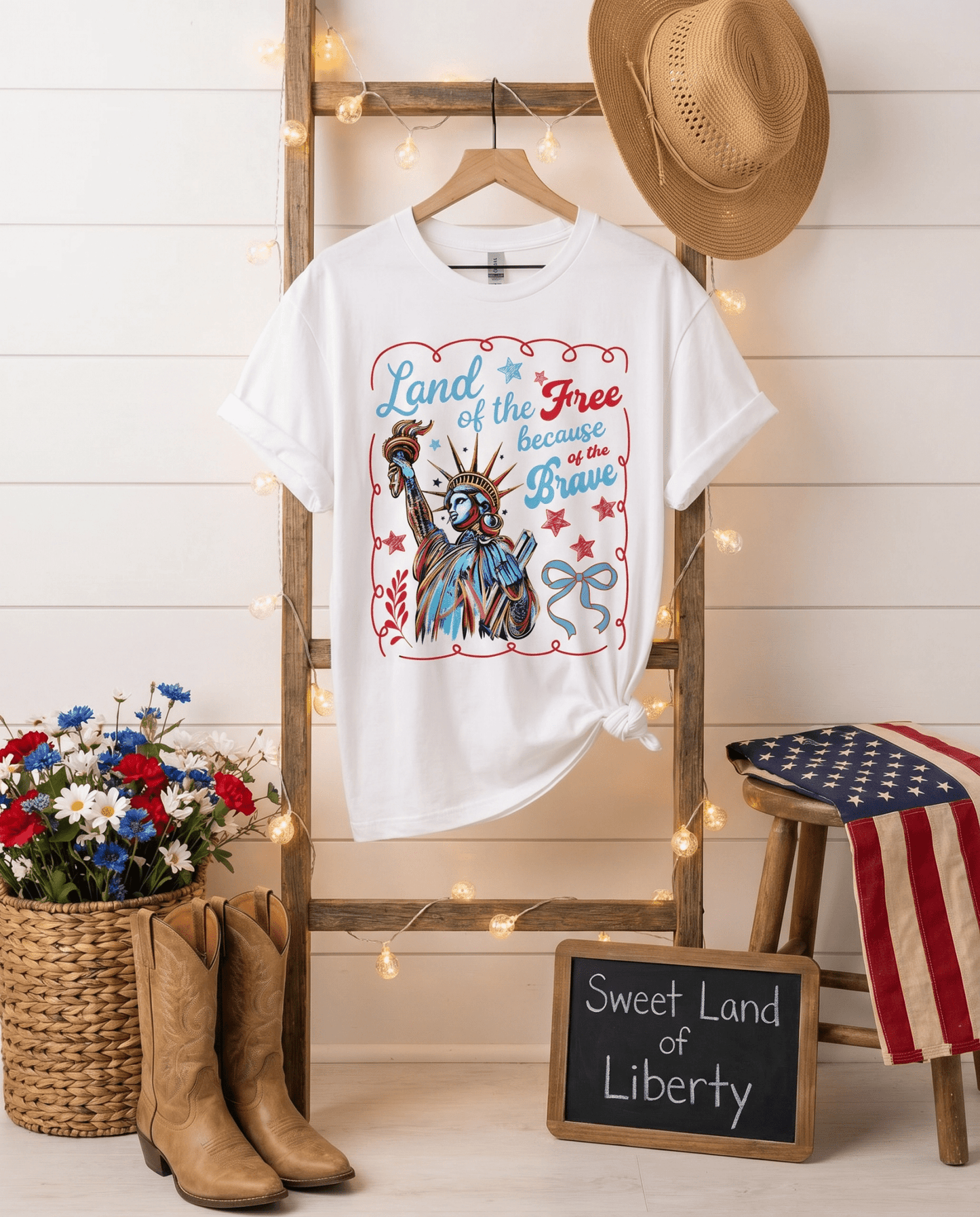 USA Patriotic T-Shirt – RELLE Fashion & Lifestyle – Product Image