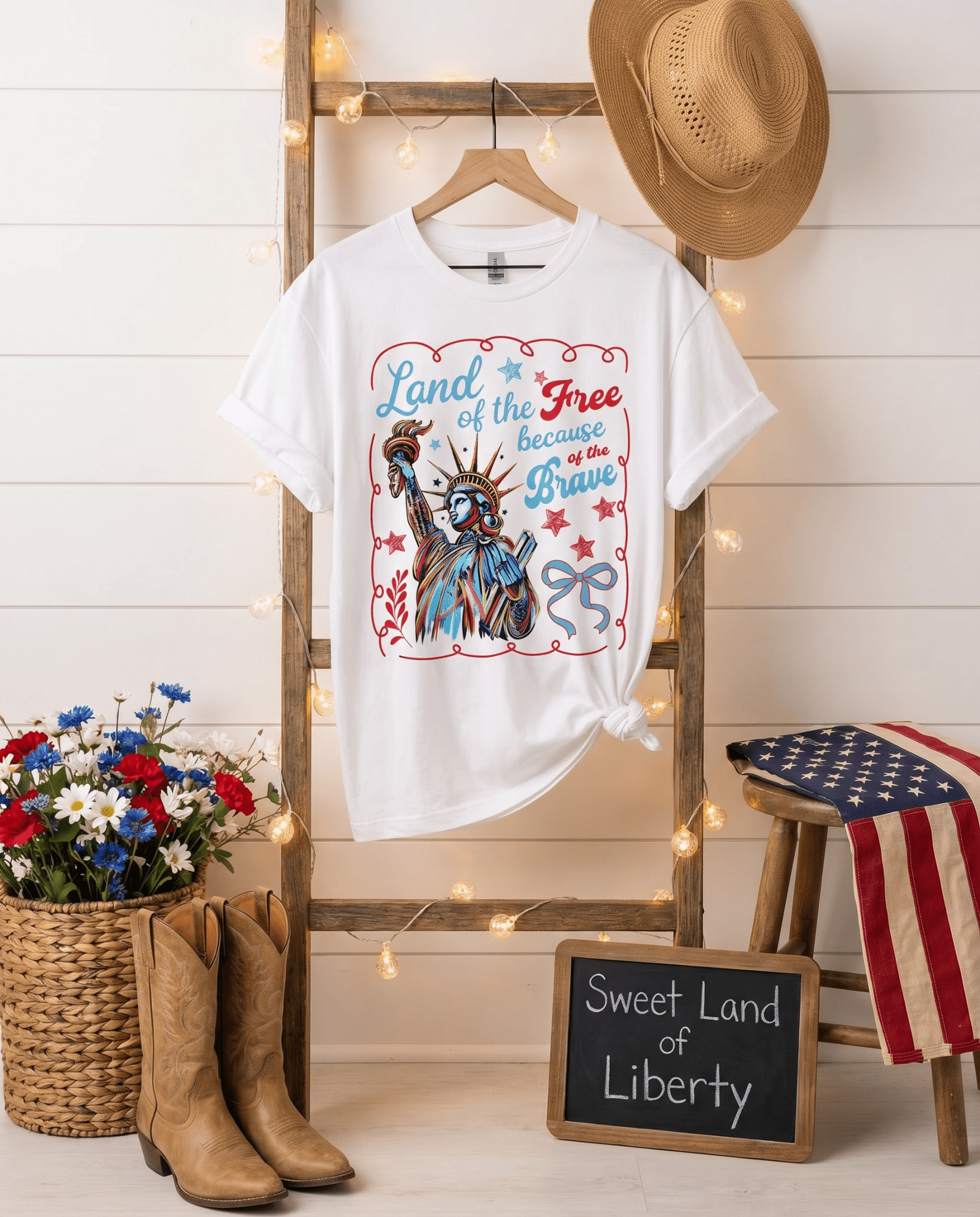 USA Patriotic T-Shirt – RELLE Fashion & Lifestyle – Product Image