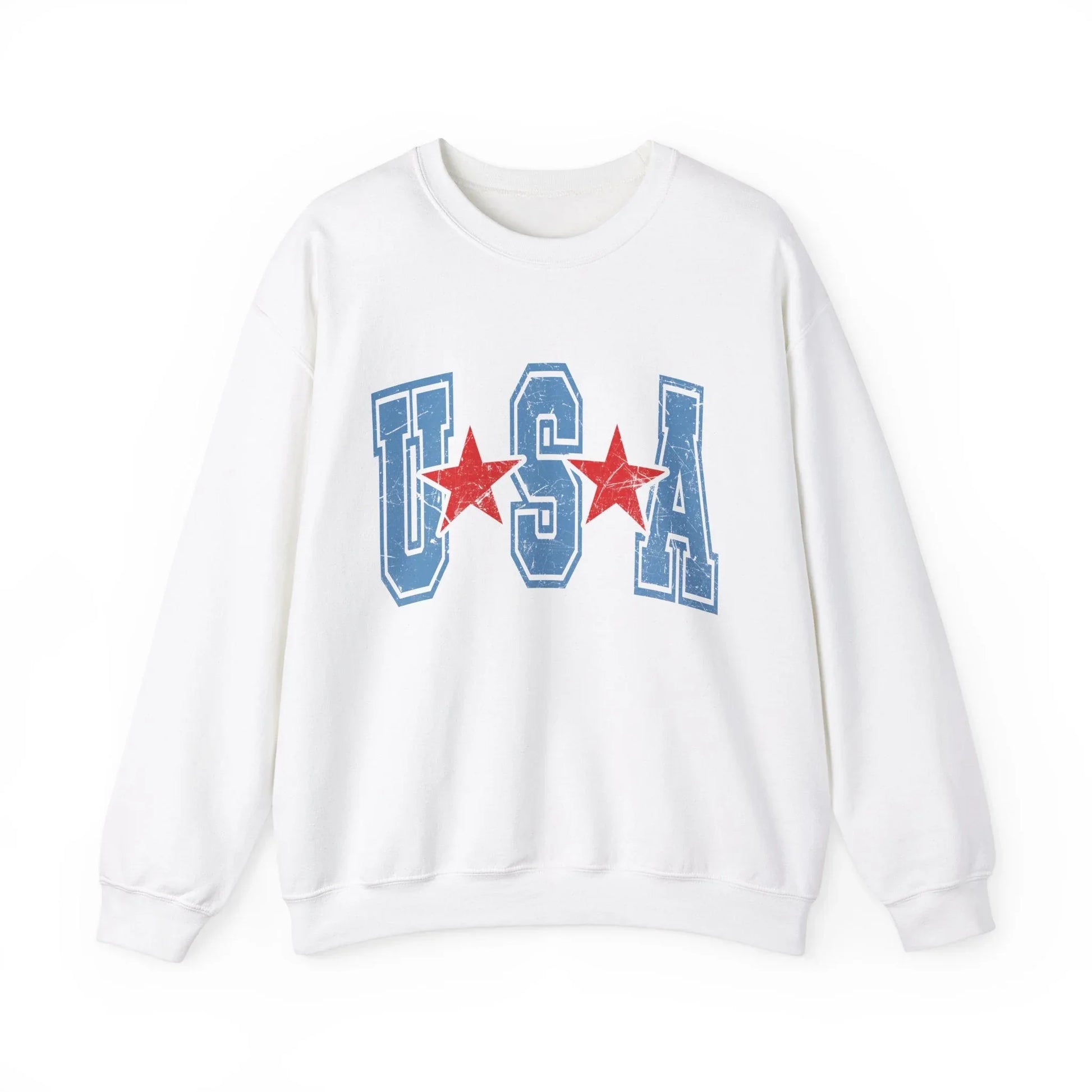 USA Signature Sweatshirt | Unisex - White / S