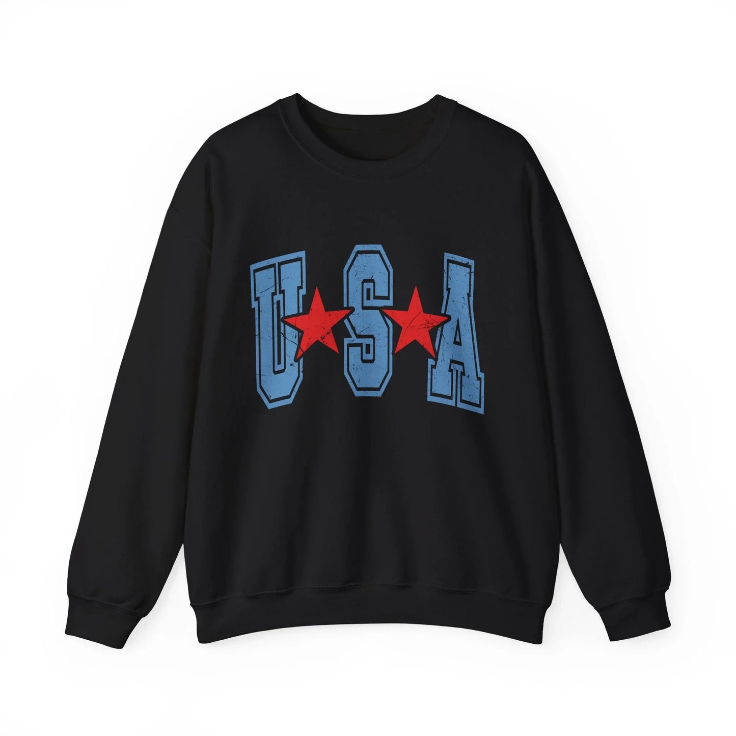 USA Signature Sweatshirt | Unisex - Black / S
