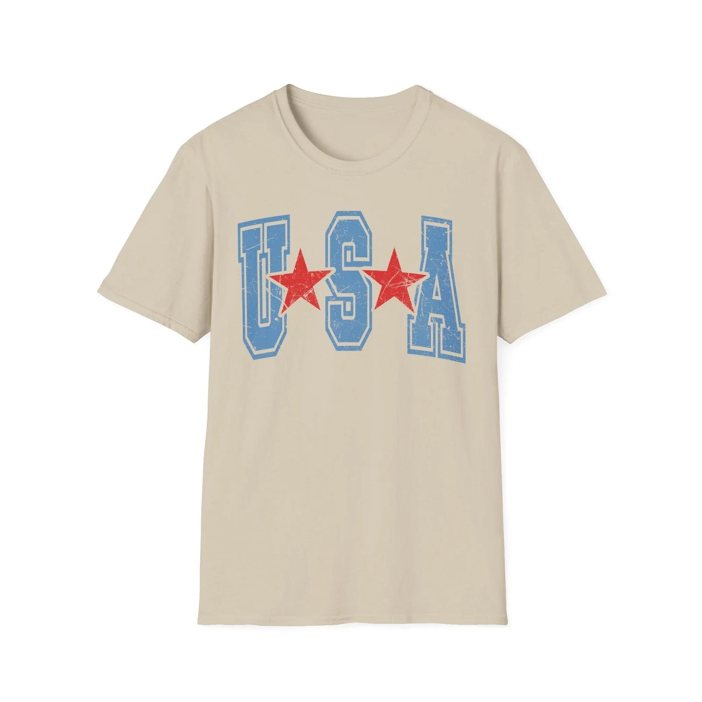 USA Signature T-Shirt | Unisex - S / Sand