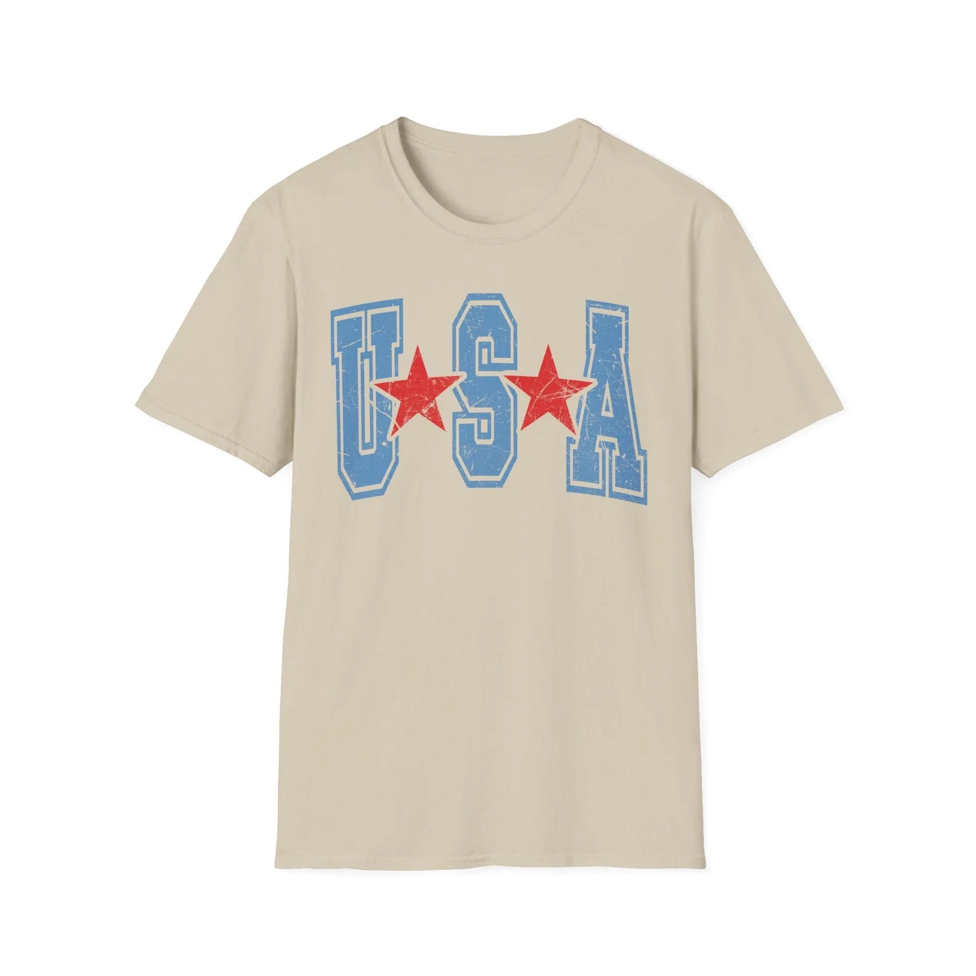 USA Signature T-Shirt | Unisex - S / Sand