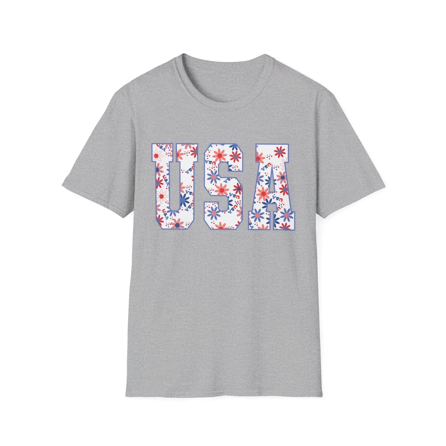 USA Vibes T-Shirt | Unisex - XS / Sport Grey