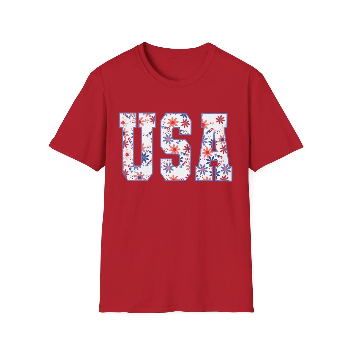 USA Vibes T-Shirt | Unisex - S / Cherry Red