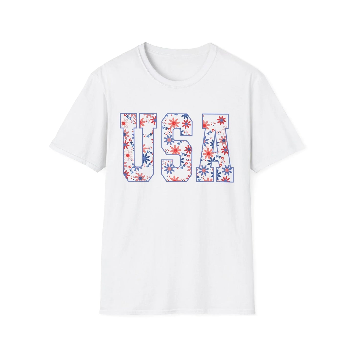 USA Vibes T-Shirt | Unisex - XS / White