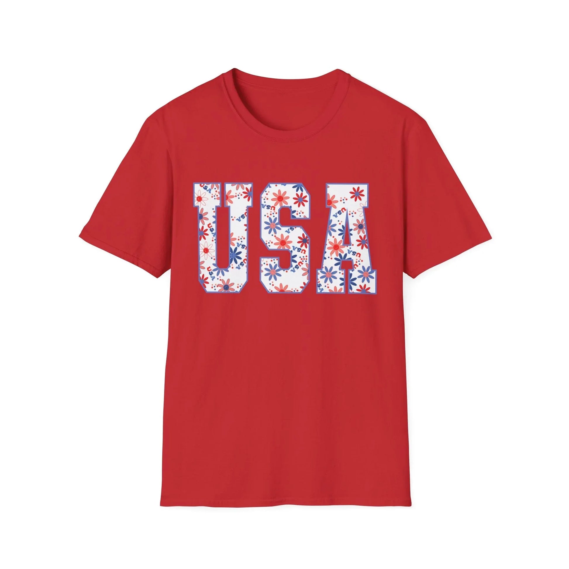 USA Vibes T-Shirt | Unisex - XS / Red