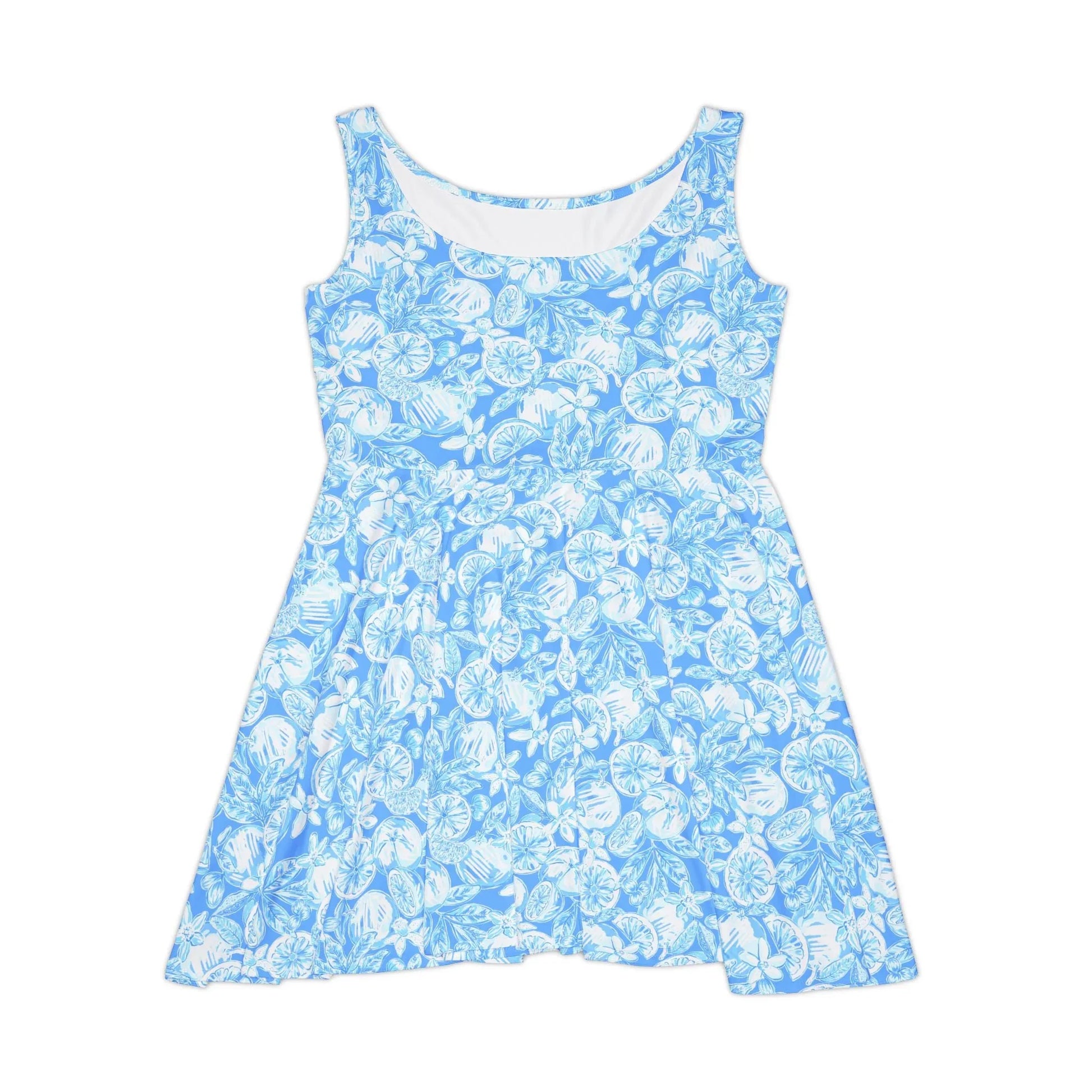 White Orchard Skater Dress - XS - All Over Prints
