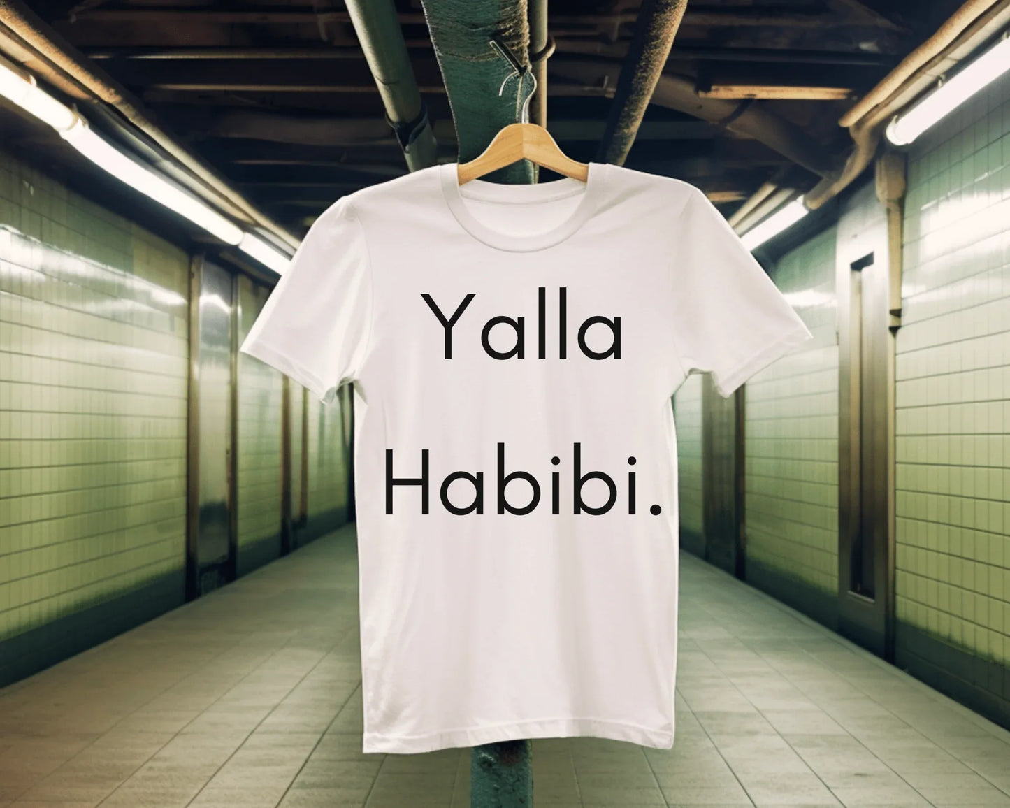 Yalla Habibi | white | Unisex - T-Shirt