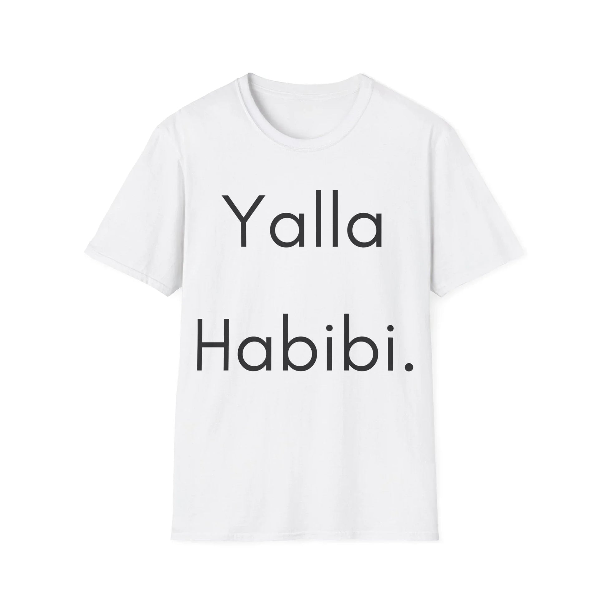 Yalla Habibi | white | Unisex - White / S - T-Shirt